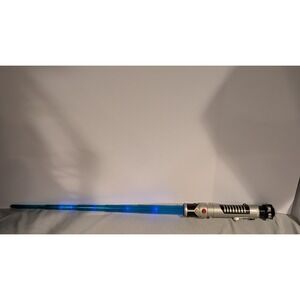 Star Wars Obi-Wan Kenobi Electronic Lightsaber - Hasbro Blue Telescoping Blade